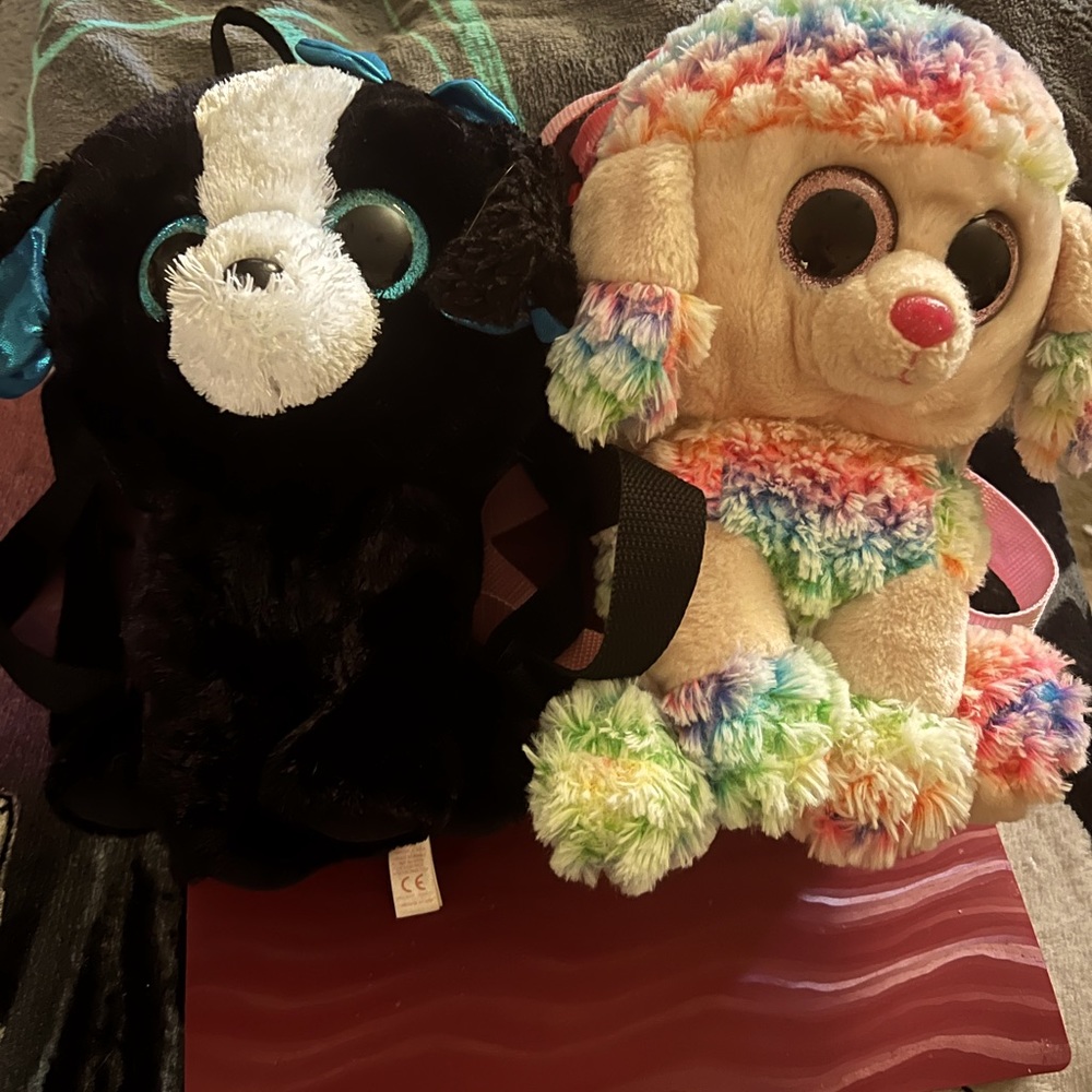 Ty plushie book bags
